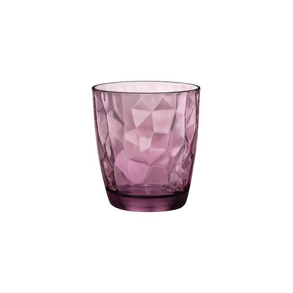Diamond sklenice na vodu 30 cl - fialová