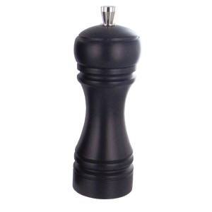 JAVA mlýnek na pepř, matný černý, 14 cm