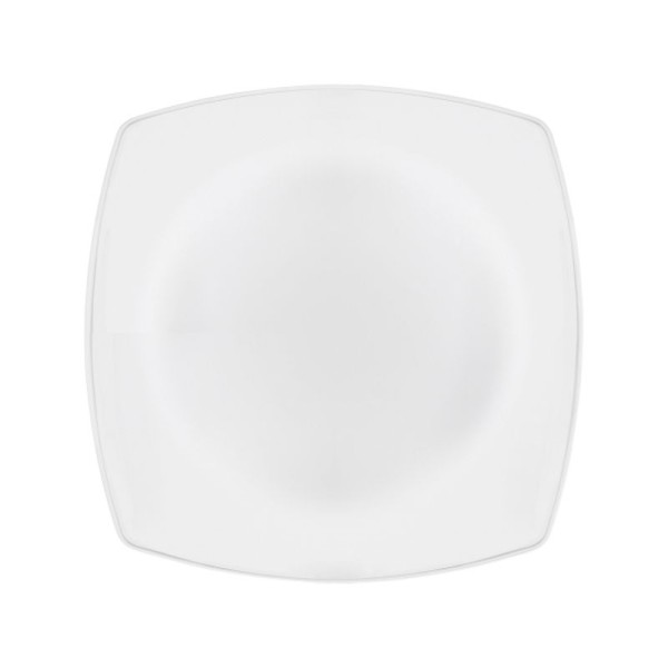 Eclisi Bianco talíř mělký 26,6×26,6 cm - bílý