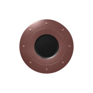 RAK Metalfusion talíř kulatý 31 cm, černobronzový | RAK-MFGDRP31BB