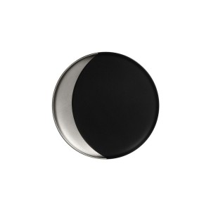 RAK Metalfusion talíř hluboký 27 cm, černostříbrný | RAK-MFMODP27SB