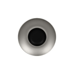 RAK Metalfusion talíř hluboký Gourmet 26 cm, černostříbrný | RAK-MFFDGD26SB