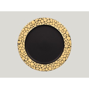 RAK Pebbles talíř mělký s okrajem 32 cm | RAK-PBNOFP32
