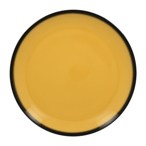 RAK Talíř mělký kulatý 31 cm, žlutá | RAK-LENNPR31NY