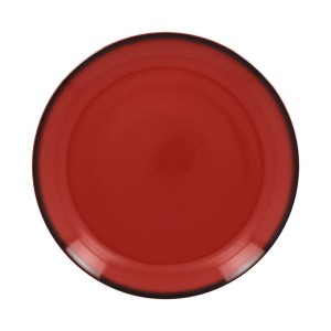 RAK Talíř mělký kulatý 29 cm, červená | RAK-LENNPR29RD