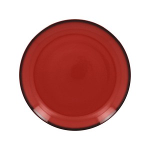 RAK Talíř mělký kulatý 27 cm, červená | RAK-LENNPR27RD