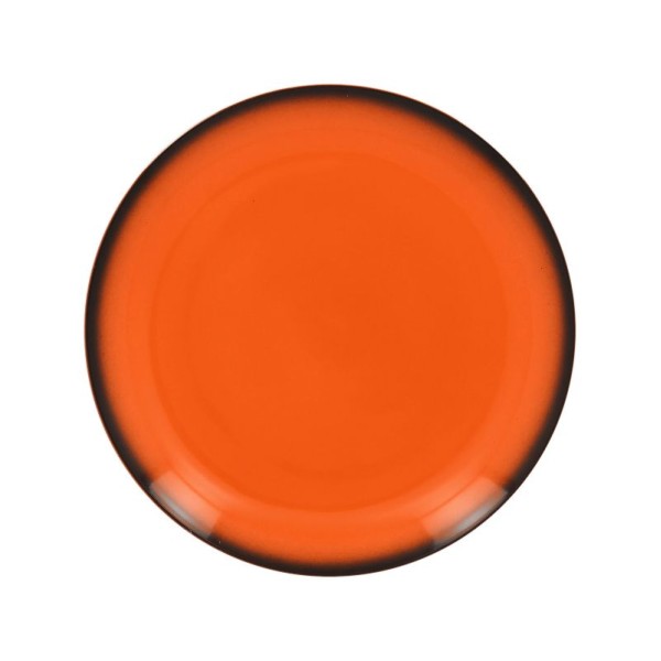Lea talíř mělký kulatý 27 cm - oranžová