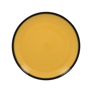 RAK Talíř mělký kulatý 27 cm, žlutá | RAK-LENNPR27NY