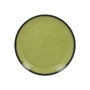 RAK Talíř mělký kulatý 24 cm, zelená | RAK-LENNPR24LG