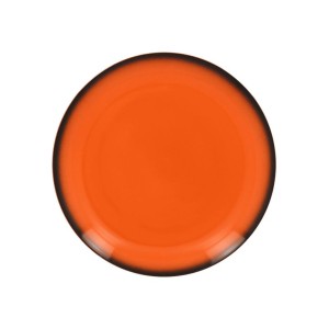 RAK Talíř mělký kulatý 24 cm, oranžová | RAK-LENNPR24OR