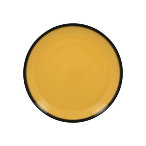 RAK Talíř mělký kulatý 24 cm, žlutá | RAK-LENNPR24NY