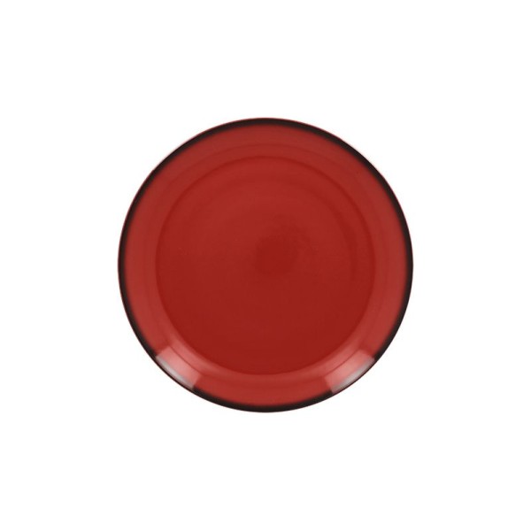 Lea talíř mělký kulatý 18 cm - červená
