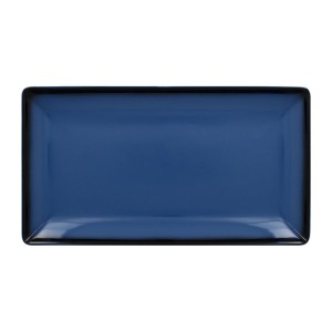 RAK Talíř servírovací obdélný 33,5 x 18,1 cm, modrá | RAK-LEEDRG33BL