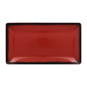 RAK Talíř servírovací obdélný 33,5 x 18,1 cm, červená | RAK-LEEDRG33RD