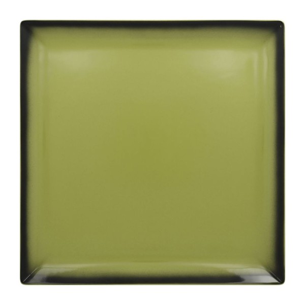 Lea talíř čtvercový 30,2 cm - zelená