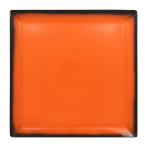 RAK Talíř čtvercový 30,2 cm, oranžová | RAK-LEEDSQ30OR