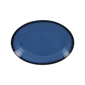 RAK Talíř oválný 26 x 19 cm, modrá | RAK-LENNOP26BL