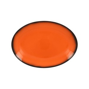 RAK Talíř oválný 26 x 19 cm, oranžová | RAK-LENNOP26OR