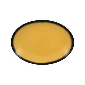 RAK Talíř oválný 26 x 19 cm, žlutá | RAK-LENNOP26NY