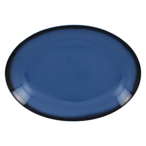 RAK Talíř oválný 36 x 27 cm, modrá | RAK-LENNOP36BL