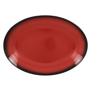 RAK Talíř oválný 36 x 27 cm, červená | RAK-LENNOP36RD