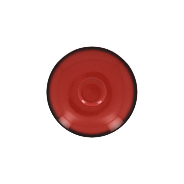 Lea podšálek kulatý 15 cm - červená