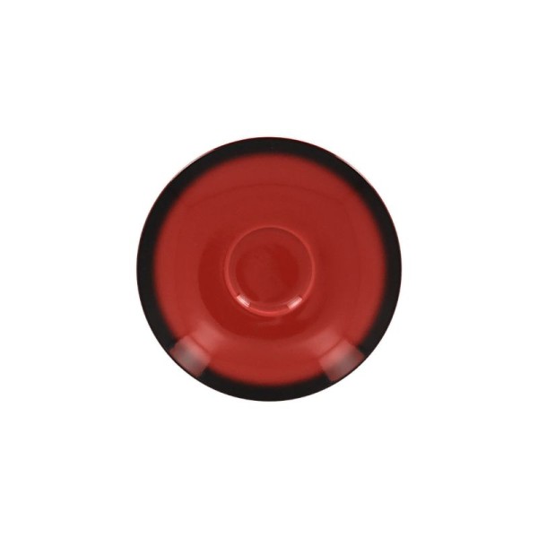 Lea podšálek kulatý 13 cm - červená
