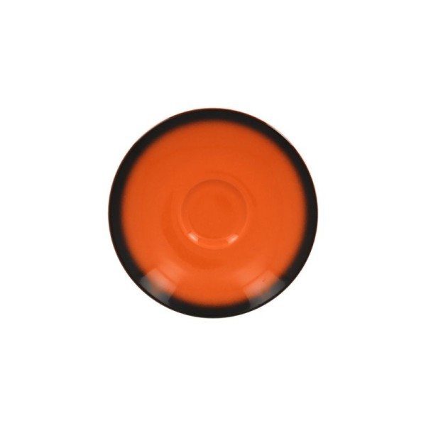 Lea podšálek kulatý 13 cm - oranžová