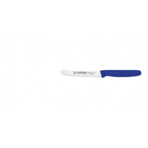 Nůž univerzální vroubkovaný 11 cm, tmavě modrý
