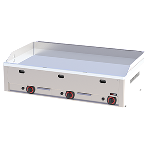 Grilovací deska 97x48 pl. durable chrom. hladká, stolní