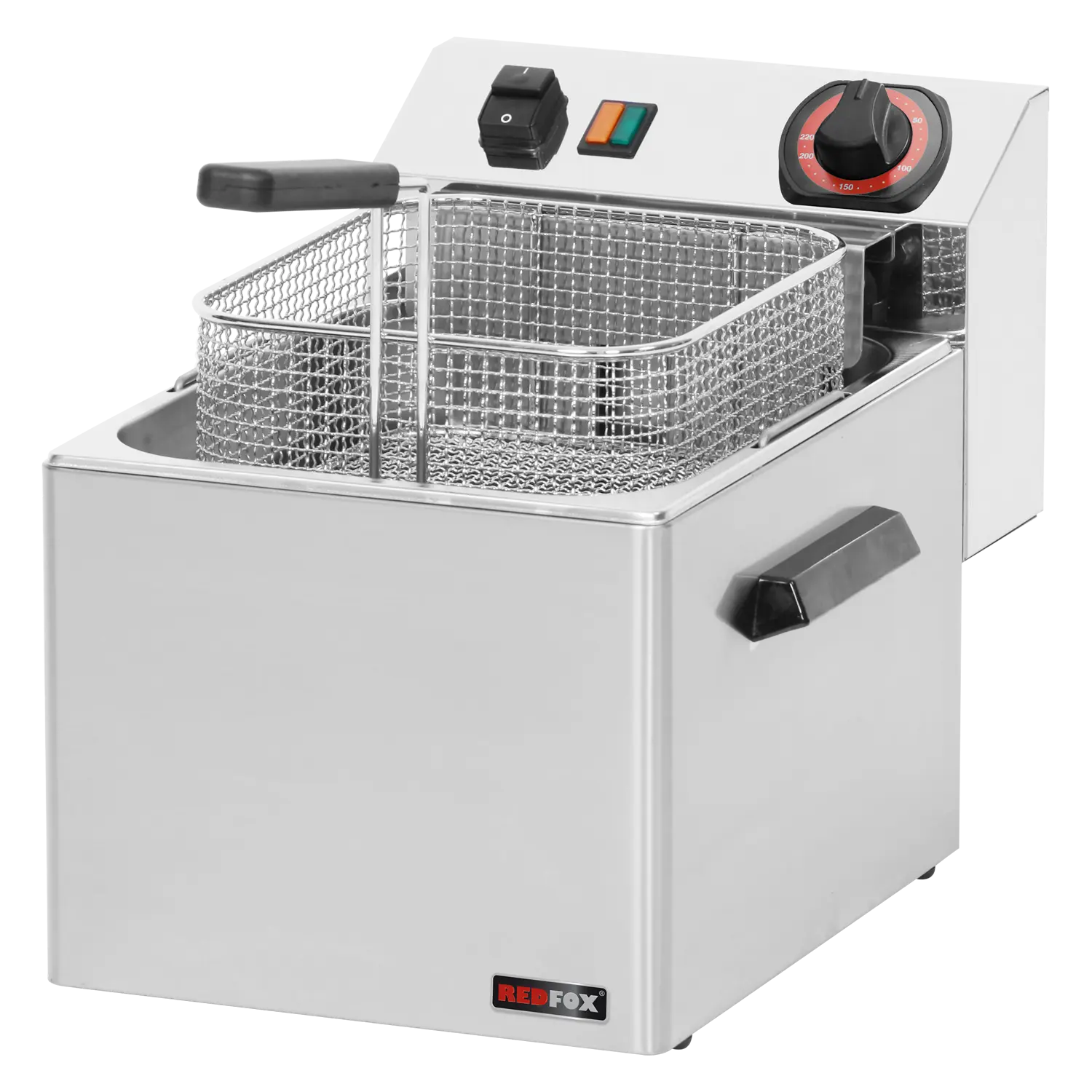 Fritéza elektrická 0,38 kW/l, 8 l stolní 230 V | REDFOX - FE 07
