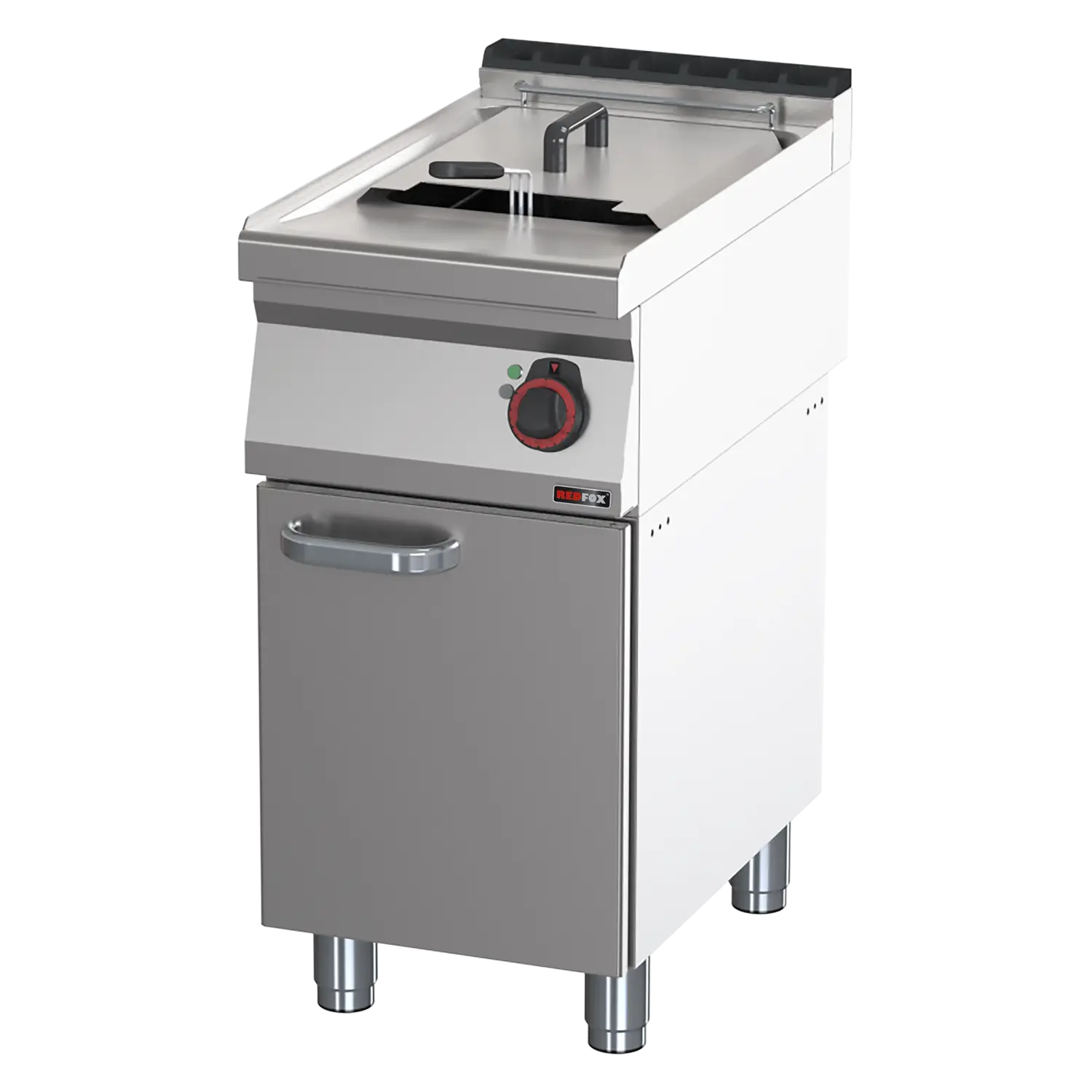 Fritéza elektrická 0,8 kW/l, 17 l s podestavbou 400 V | REDFOX - FE 70/40 E