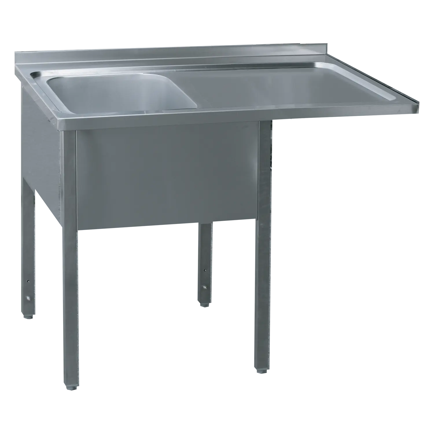 MSJOP/M 7014 - Stůl mycí 140x70x90 - 1x dřez 50x40x30 odkapávací plocha pravá