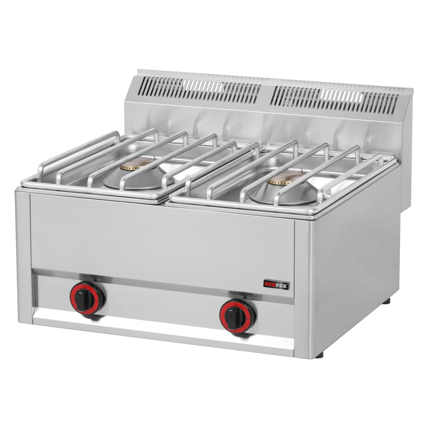 Cooking range gas 2x burner without cabinet | REDFOX - SP 62 GLS