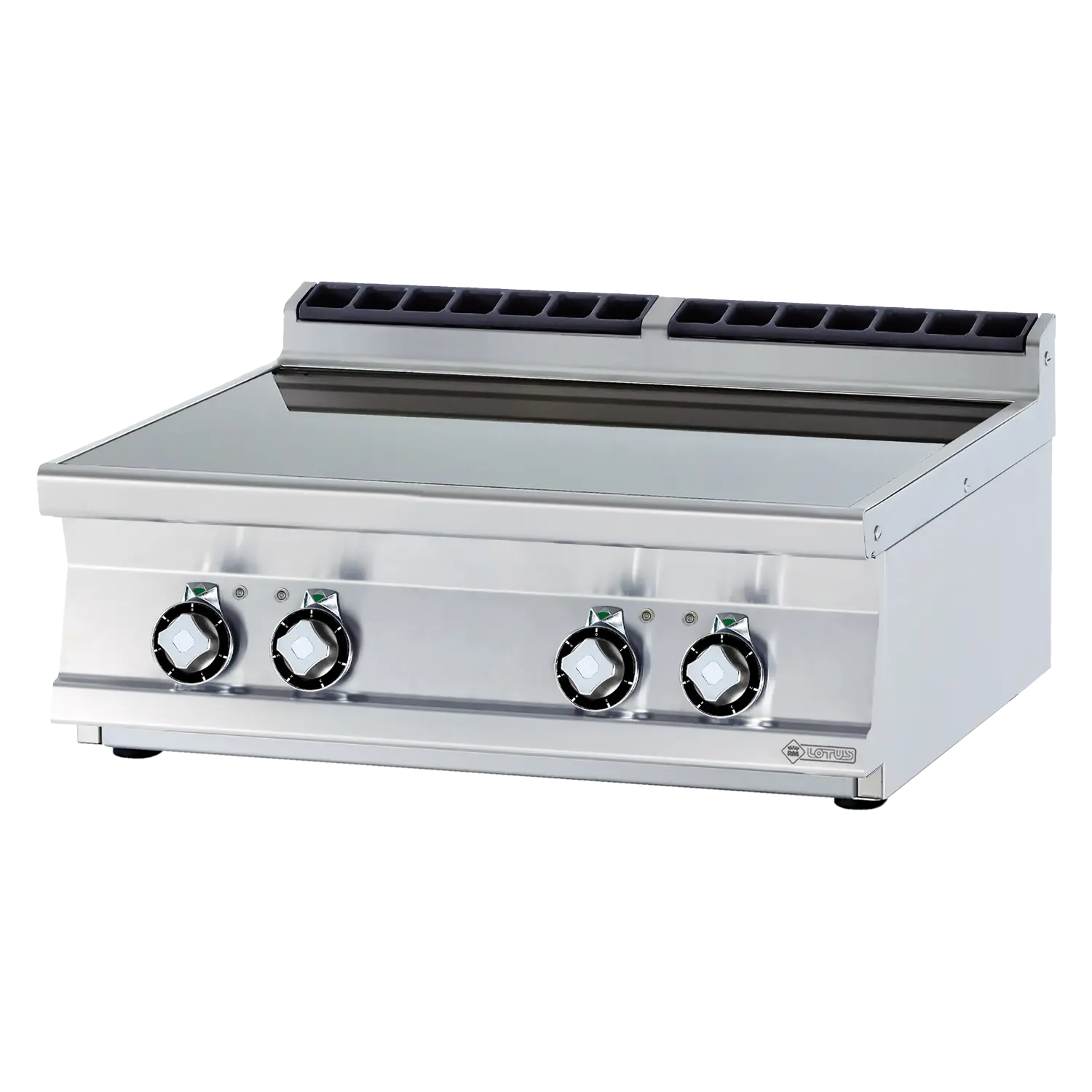 Cooking range glass ceramic electric 4x plate without cabinet 400 V | RM - PCCT-78ET