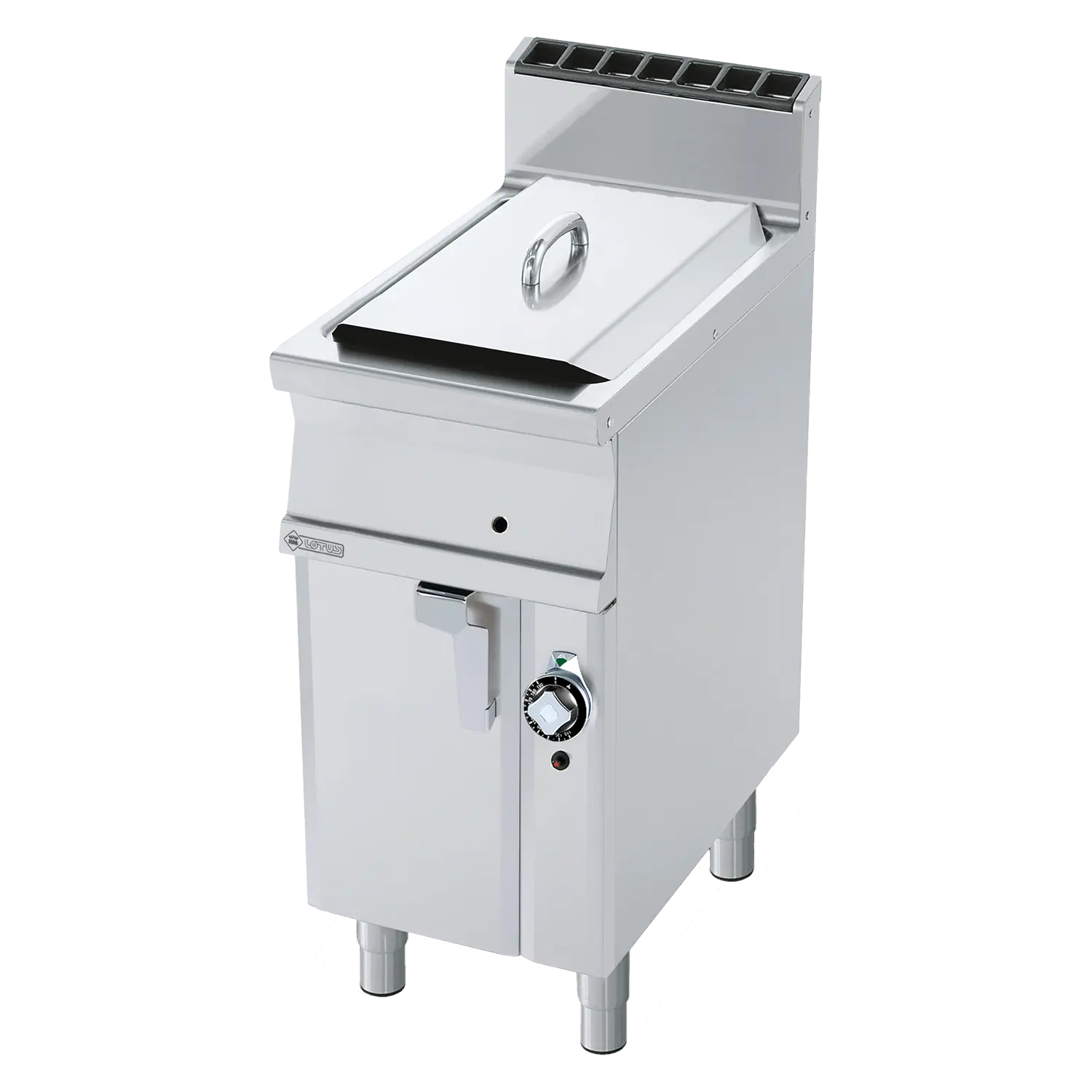 Fritéza plynová 0,75 kW/l, 18 l s podestavbou | RM - F18-74G