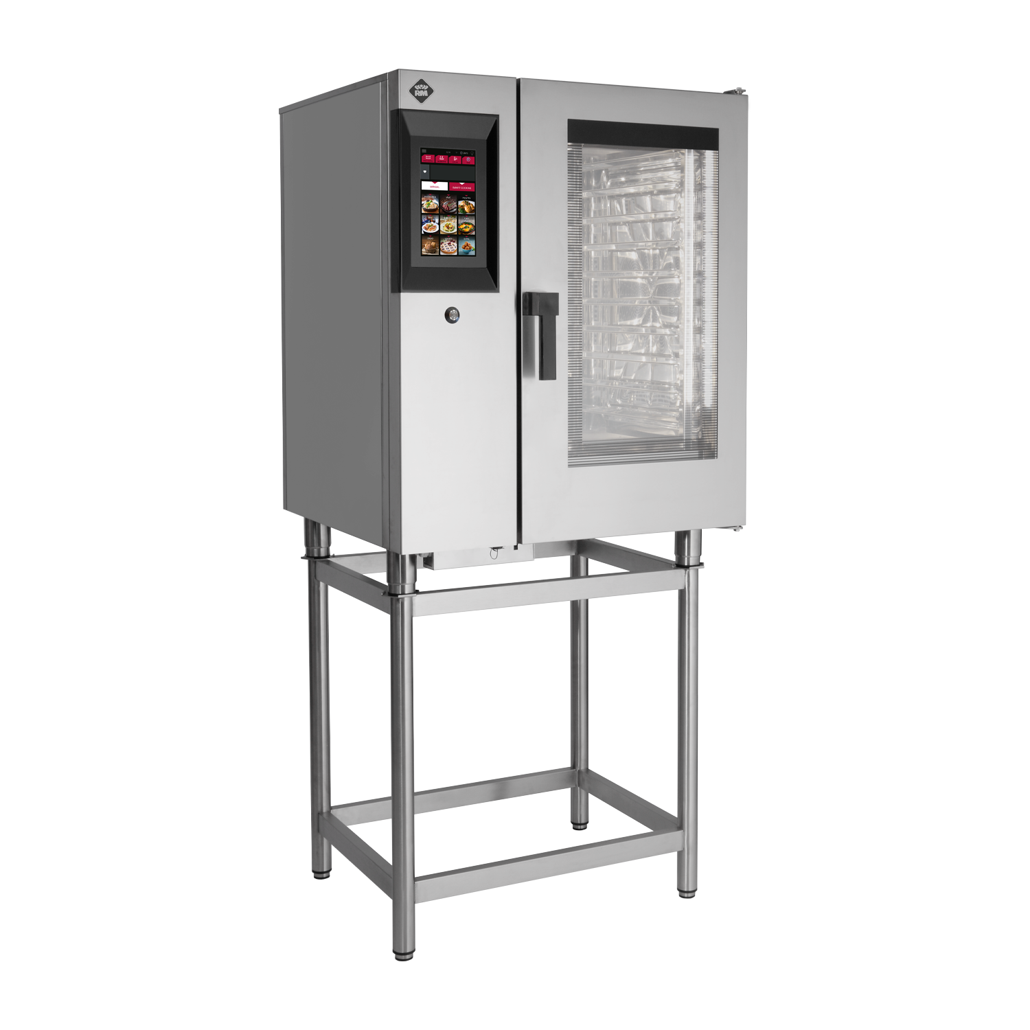 Konvektomat STEAMBOX plynový 10x GN 1/1 bojler dotykový barevný automatické mytí 10” displej | RM - STMB 1011 G
