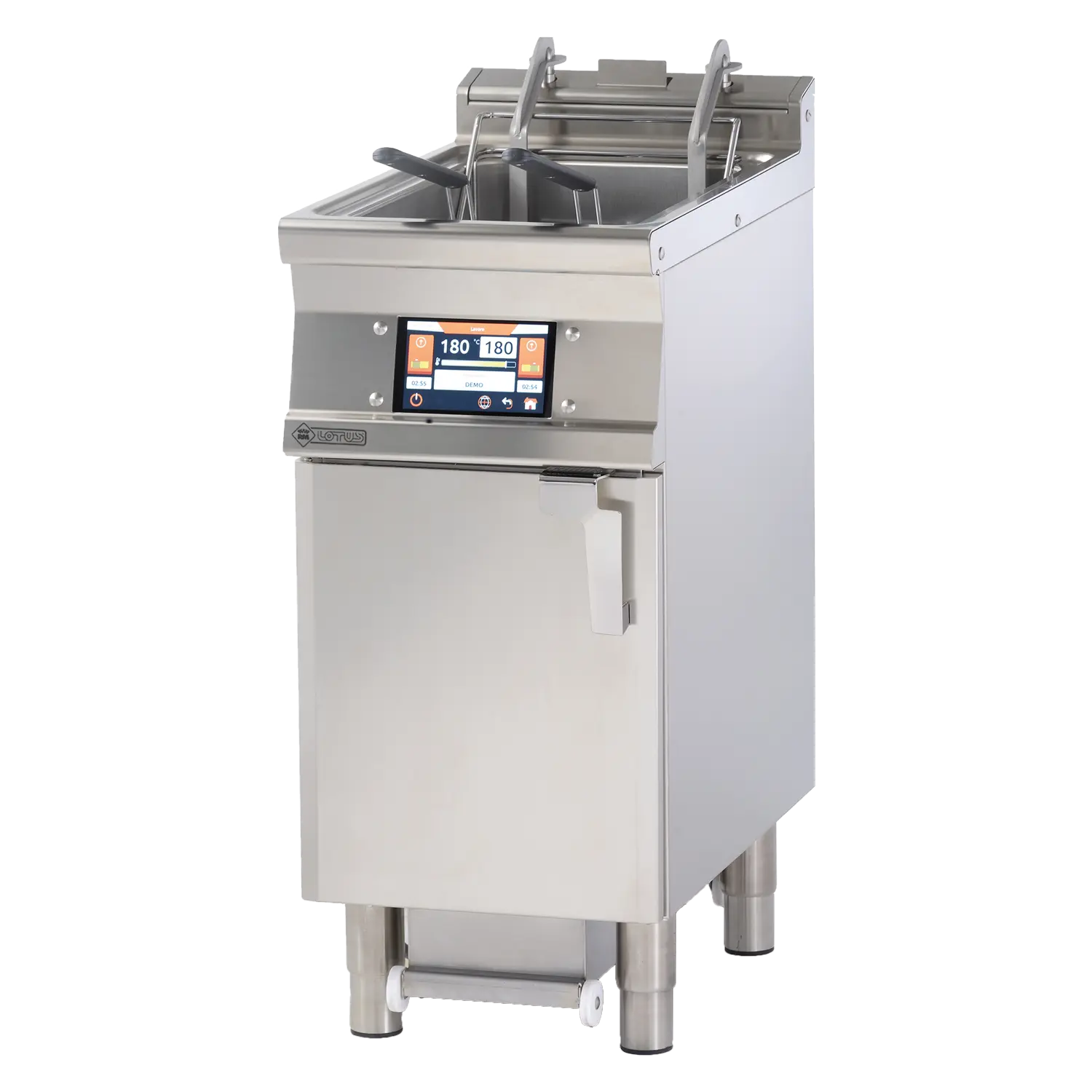 Fritéza elektrická 18 l automatická 7” displej, filtrace, zdvih | RM - F18-74ETDPS