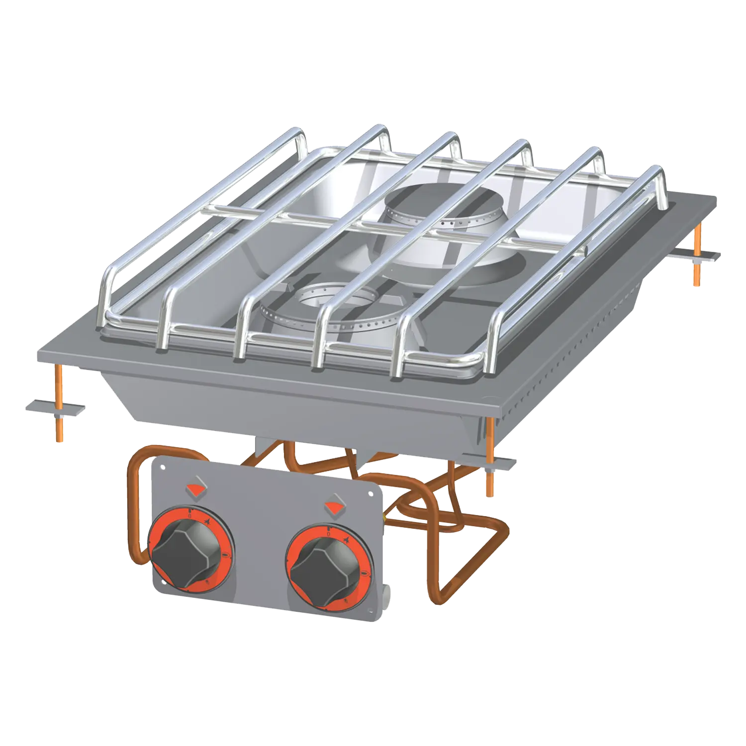 Sporák drop-in plynová 2x hořák | RM - PCD-64G