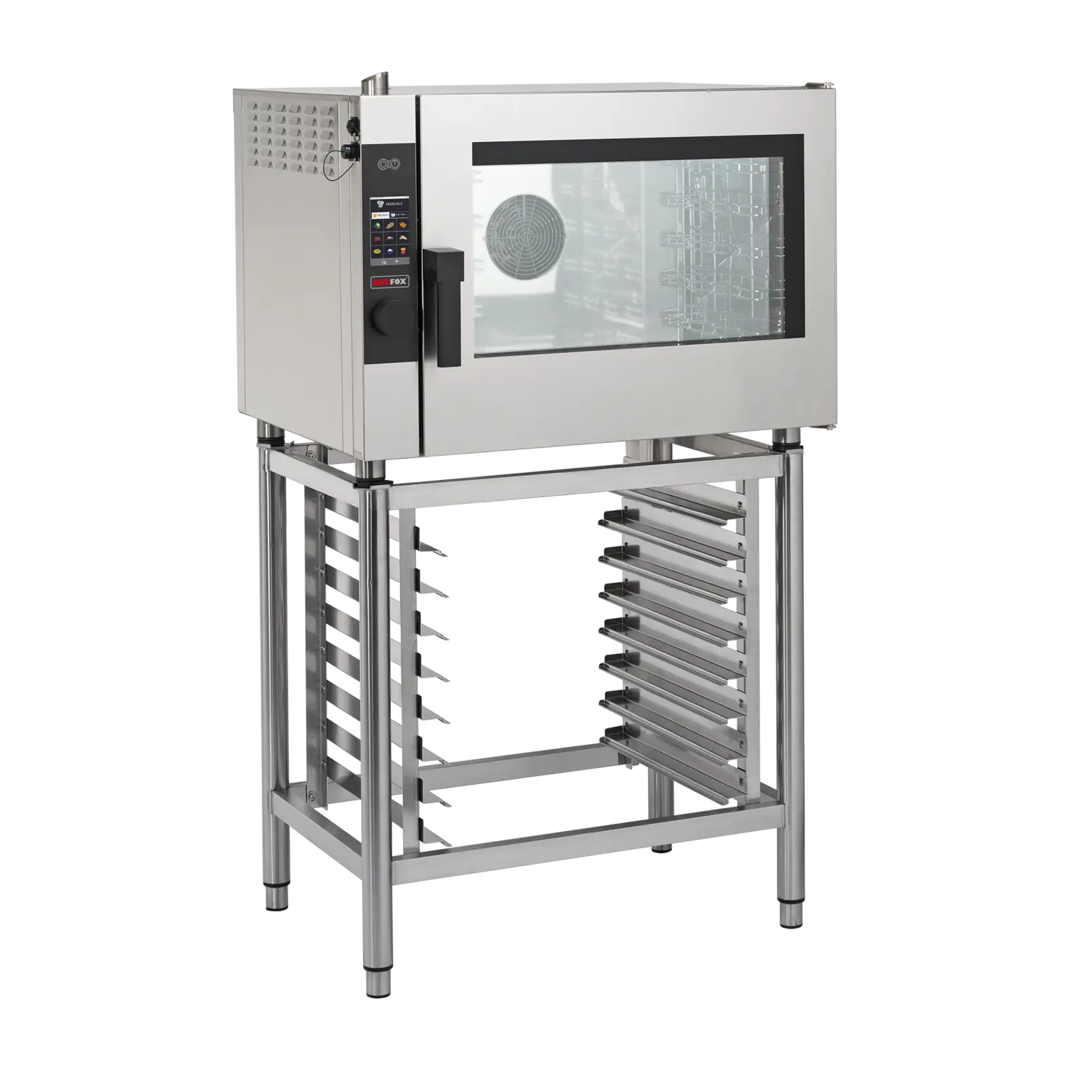 Konvektomat elektrický 5x GN 1/1 automatické mytí zesílená verze, nástřik 400 V | REDFOX - EPD X 0511 EAM