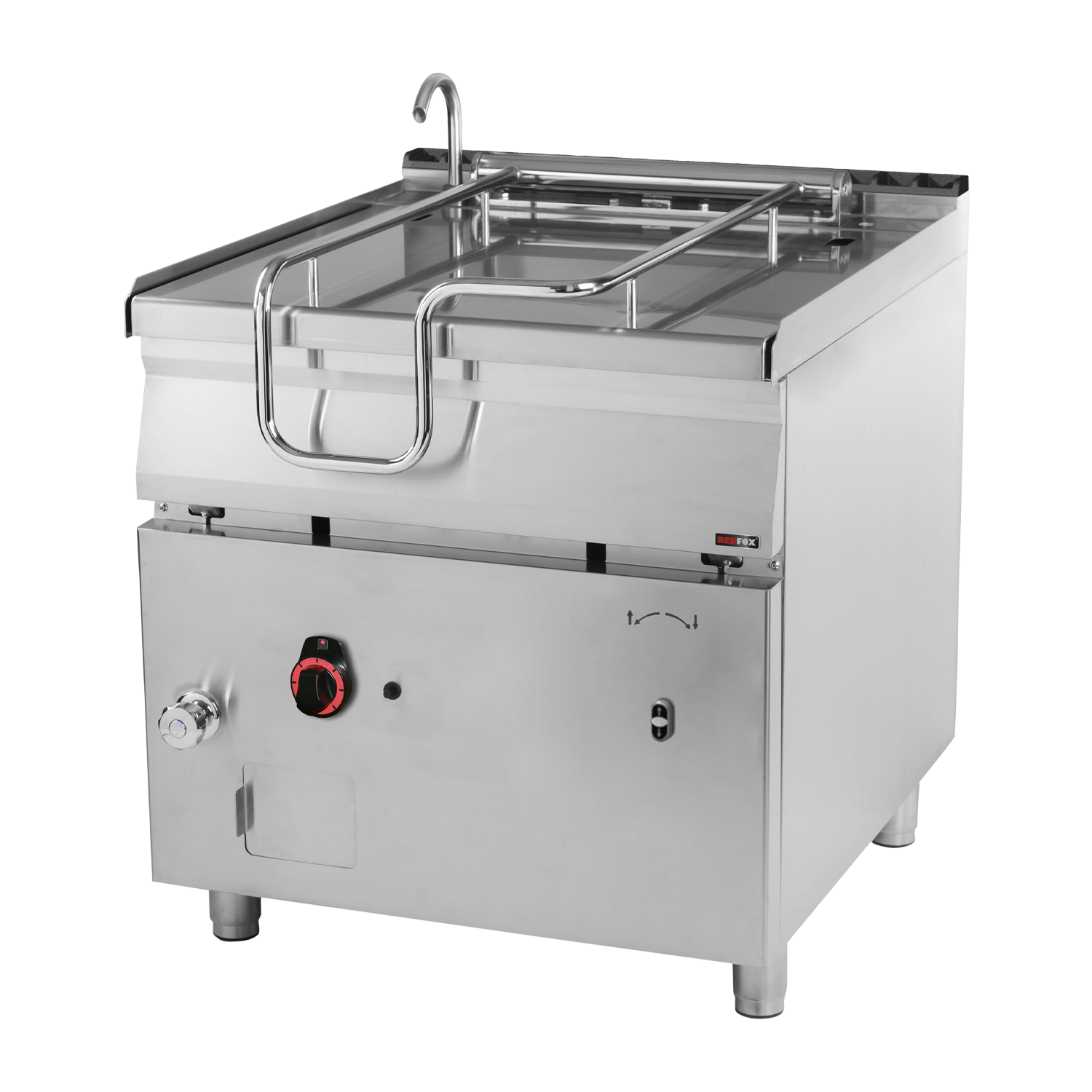 Pánev sklopná automatická plynová 80 l nerezové dno | REDFOX - BRM 90/80 G/N