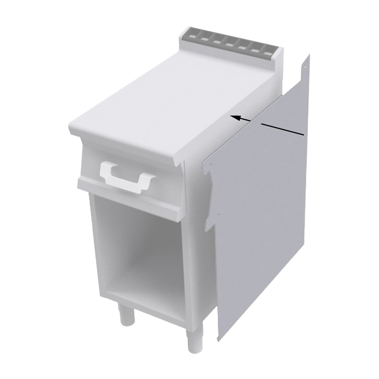 Krycí bočnice linka 700-pravá | RM - TMA-7P