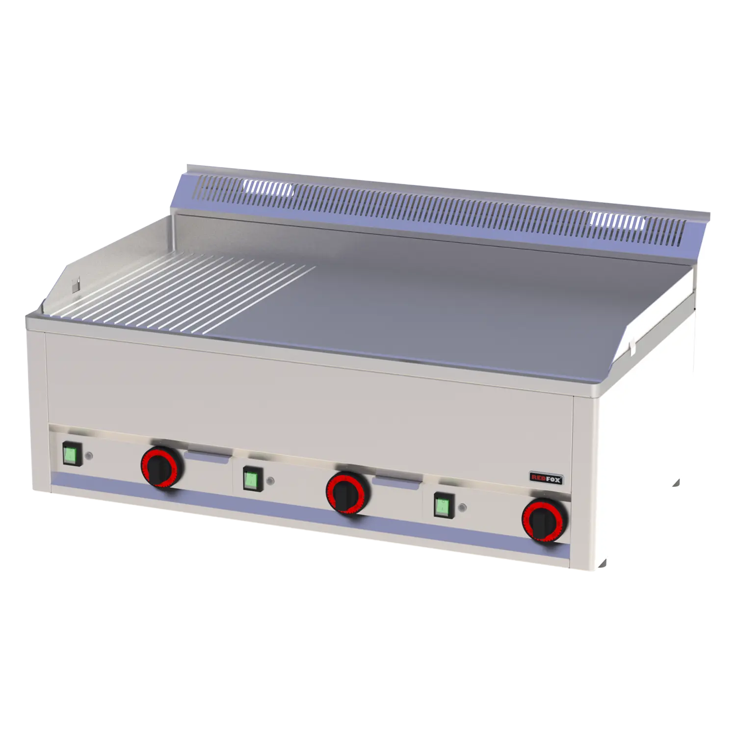 Grilovací deska 97x48 elektrická kombinovaná bez podestavby 400 V | REDFOX - FTHR 90 EL