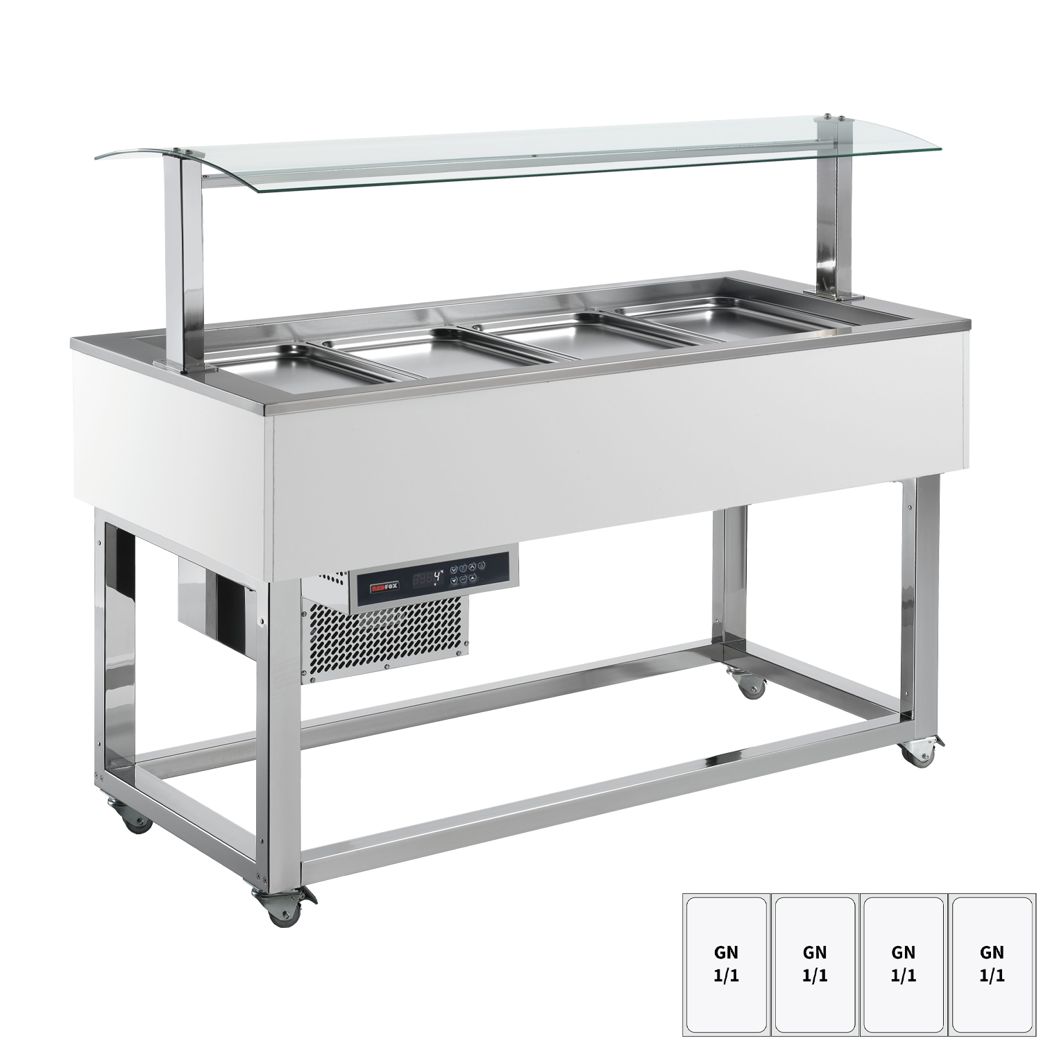 Bufet chlazený GN 4-1/1 RAL | REDFOX - ES GREEN+ 4R