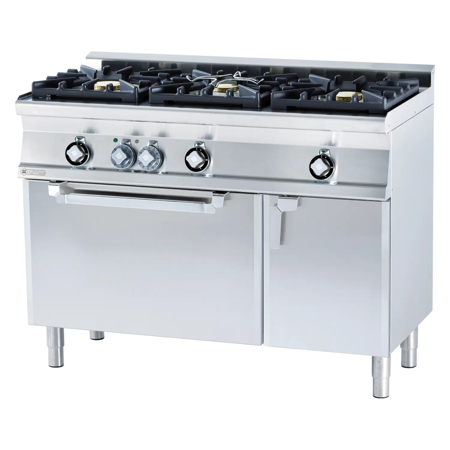 Sporák kombinovaný se statickou elektrickou troubou GN 1/1 - 3x hořák  | RM - CF3-612GEMV