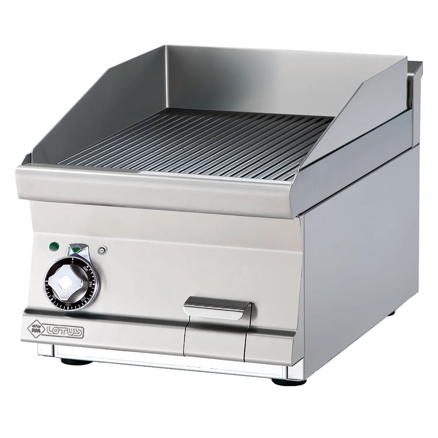 Grilovací deska 40x45 elektrická rýhovaná bez podestavby 400 V | RM - FTRT-64ET