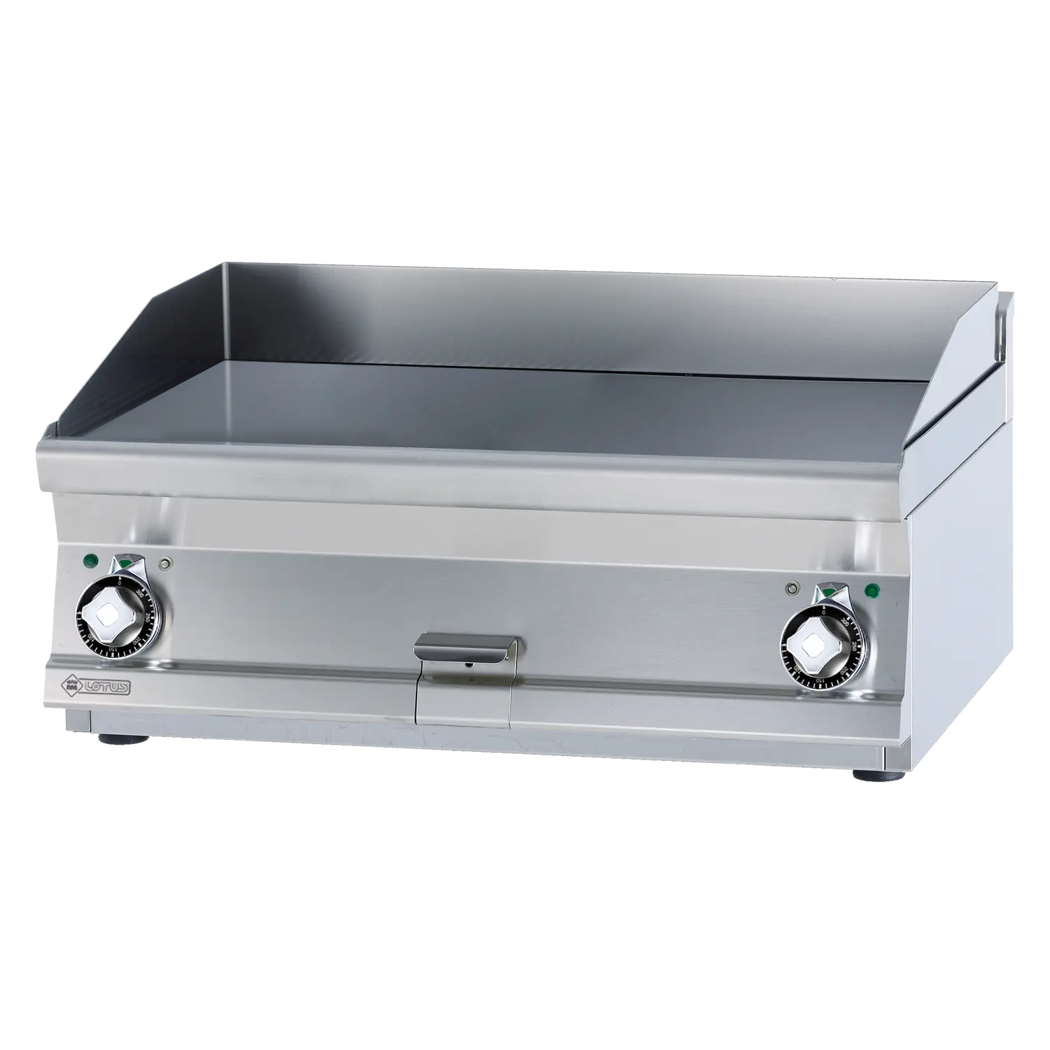 Grilovací deska 80x45 elektrická chromovaná hladká bez podestavby 400 V | RM - FTLT-68ETS