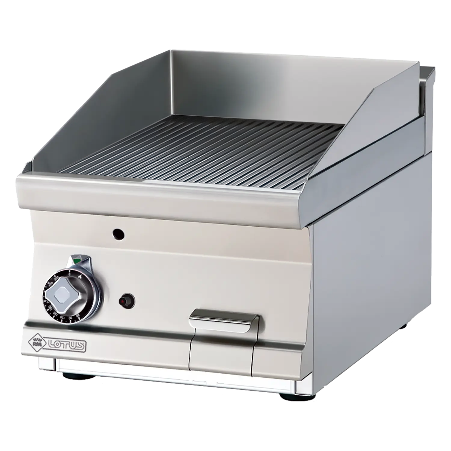 Grilovací deska 40x45 plynová rýhovaná bez podestavby | RM - FTRT-64G