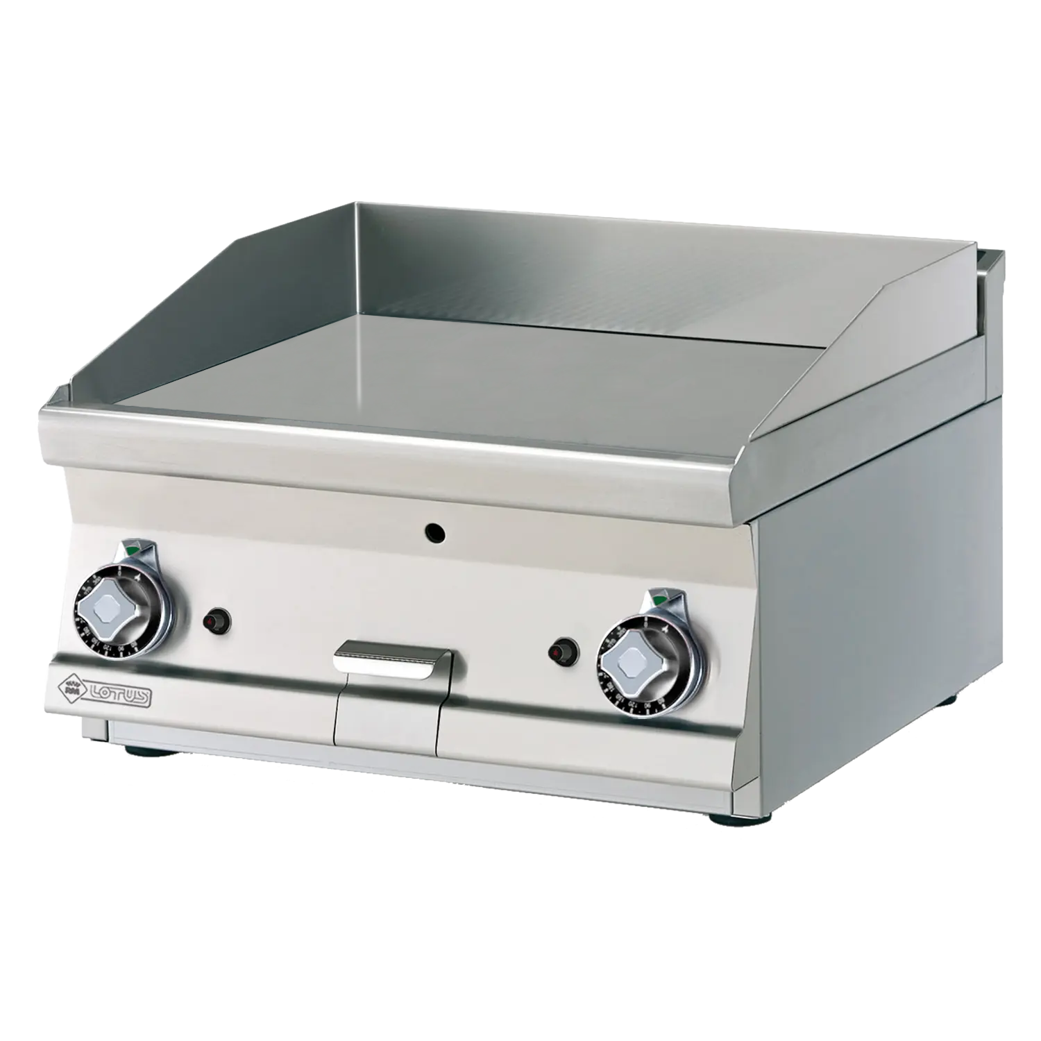 Grilovací deska 60x45 plynová chromovaná hladká bez podestavby | RM - FTLT-66GS