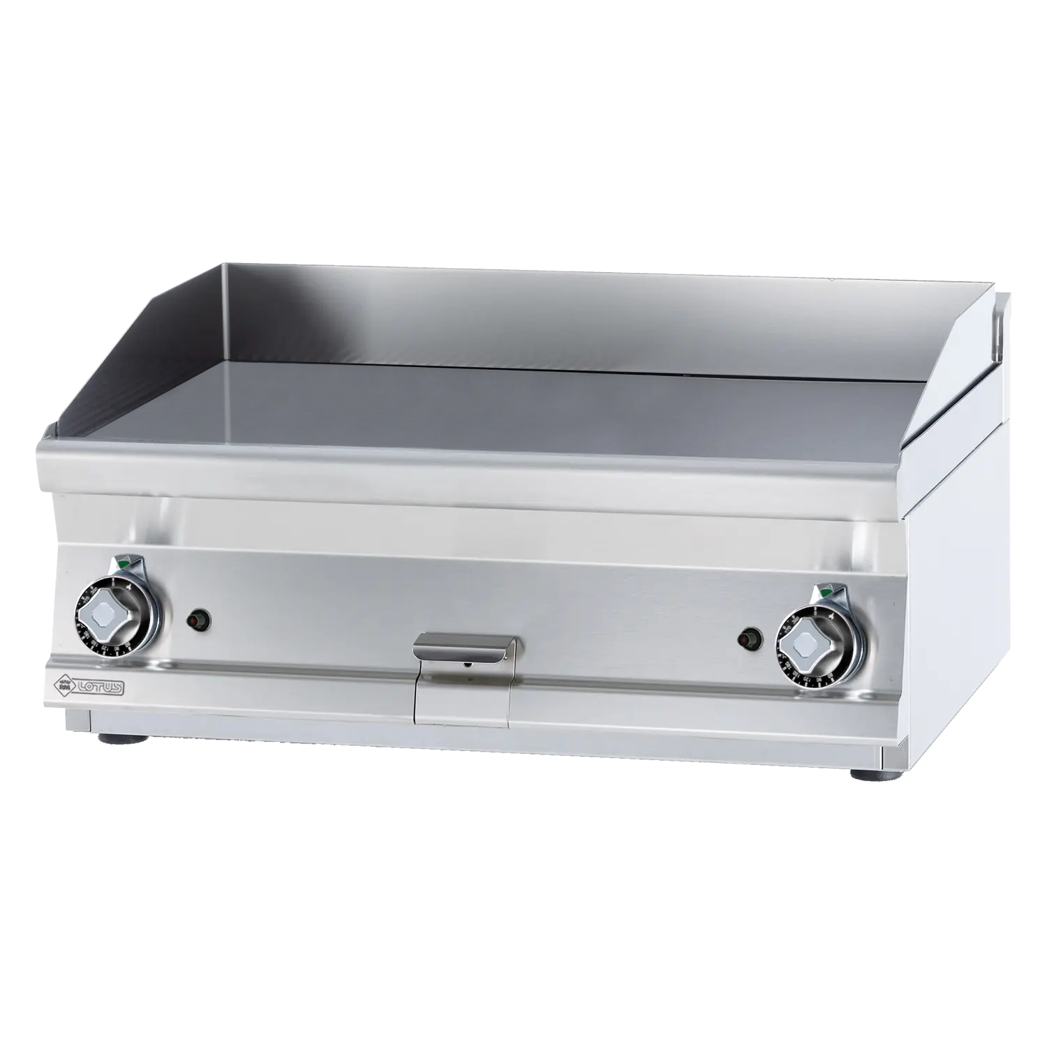 Grilovací deska 80x45 plynová chromovaná hladká bez podestavby | RM - FTLT-68GS